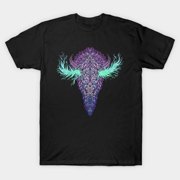 Bison Spirit T-Shirt by jasoncastillo